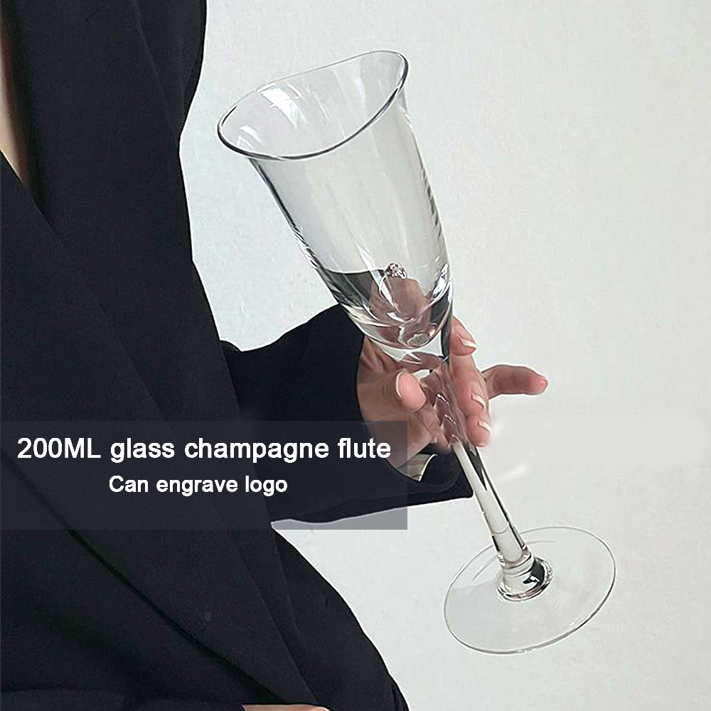 Crystal Wine Glass - (possibilità di incidere il logo) Bicchiere