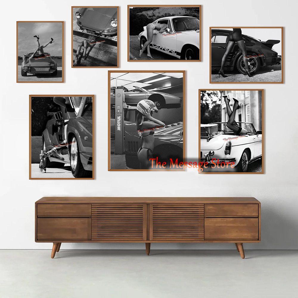 Poster su Tela con Auto Sporti - Luxury Lifestyle Girl recensione e prezzo
