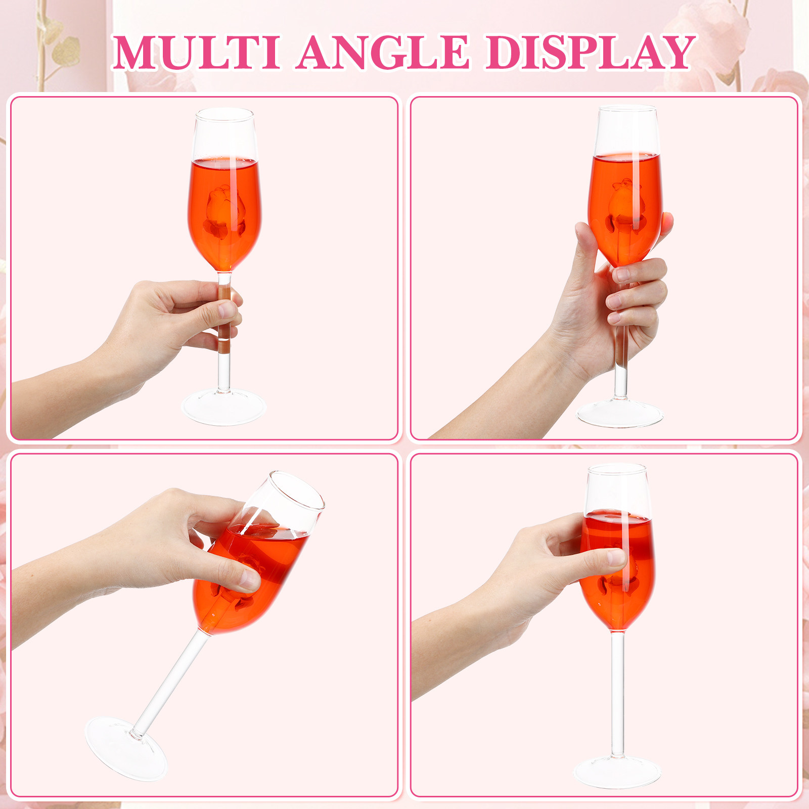 Calice in Vetro Cristallo Rosa - Crystal Wine Glass recensione e prezzo