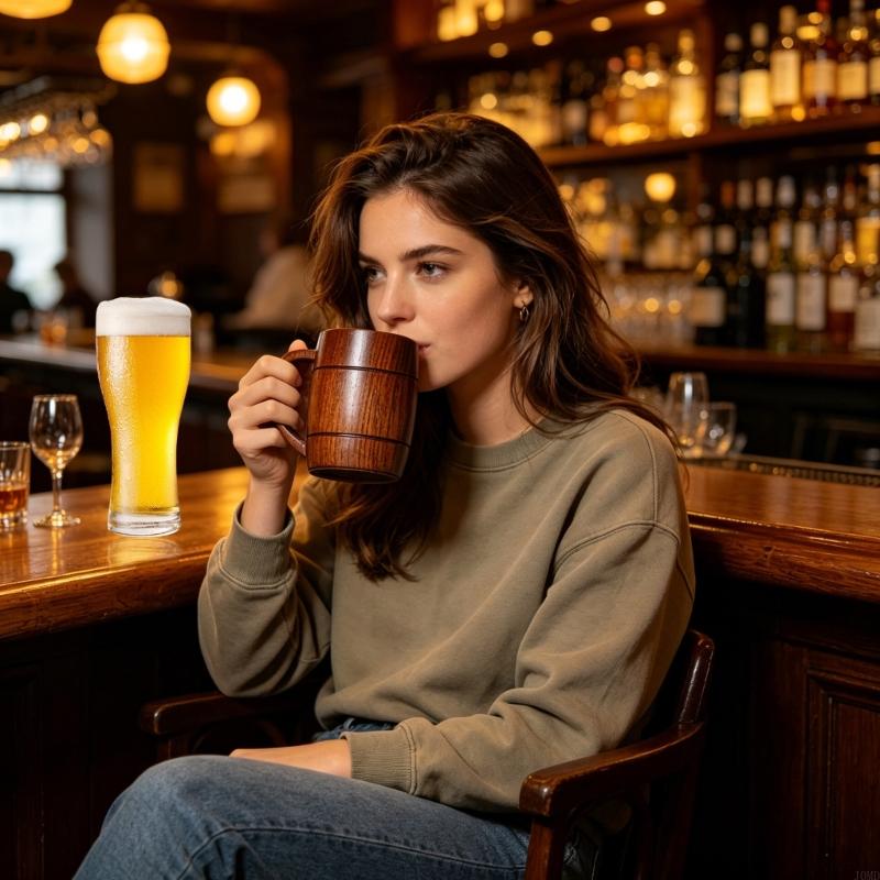 Boccale birra in legno da 270  - Copper Cocktail Mug recensione e prezzo